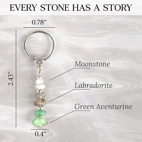Wholesale Crystal broken stone bead keychain pendant jewelry