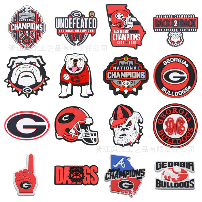 Wholesale 50pcs Rugby Series Shoes Charms detachable