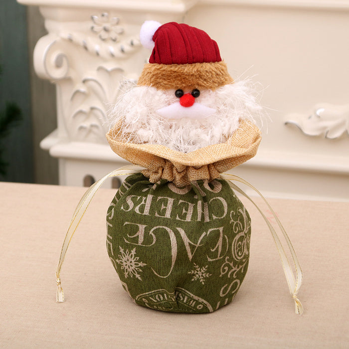 Wholesale Christmas Apple Bag, Handbag, Christmas Eve Gift Bag, Kidsren' s Small Gift Bag, Christmas Apple Bag