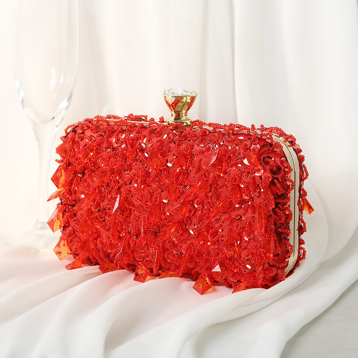 Wholesale Fashion Hot Item Pure Handmade Bead Handbag Socialite Dress Dinner Bag Women's Banquet Evening Bag JDC-HB-MM009