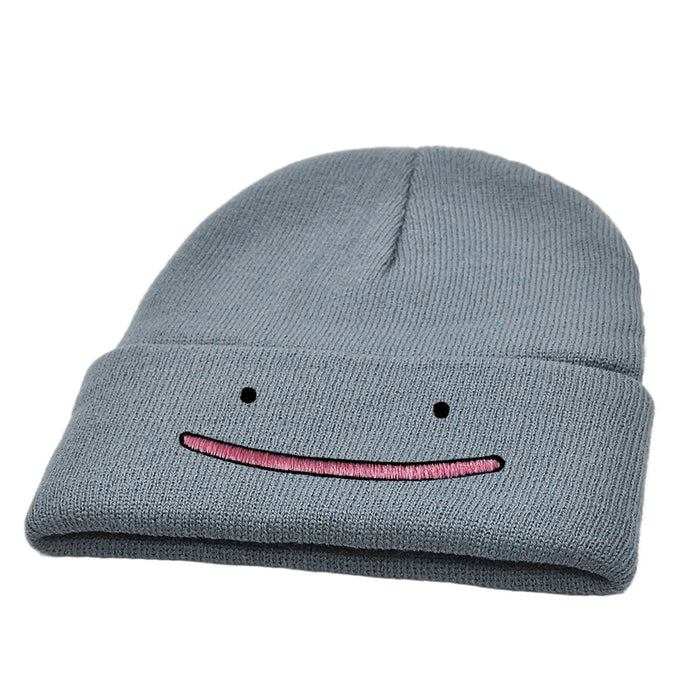 Wholesale Cartoon Embroidery Wool Knitted Hat JDC-FH-HaiPu014