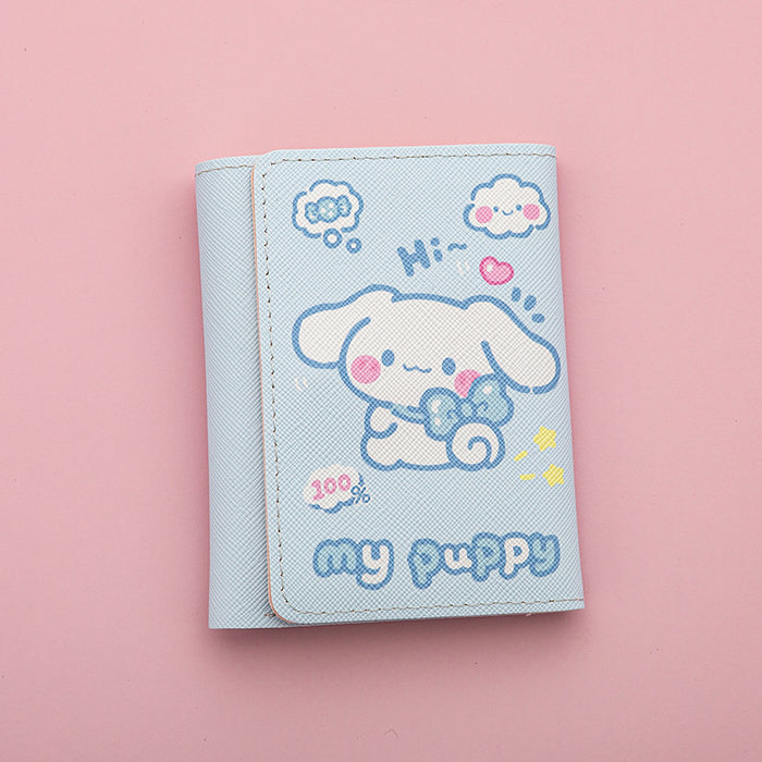 Wholesale Anime Cartoon PU Tri-fold Wallet with Multiple Card Slots Unisex Resale Ready