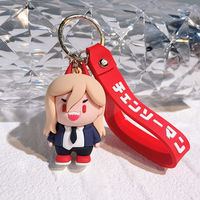 Wholesale Cartoon Silicone Doll Keychain JDC-KC-QiChao038