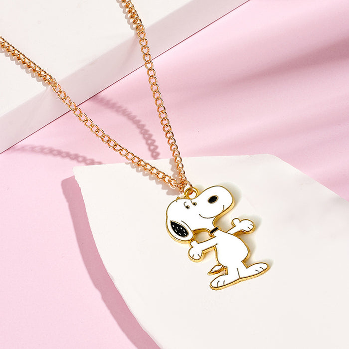 Wholesale Stainless Steel Alloy Electroplated Cartoon Pendant Necklace Fashion Jewelry Accessory