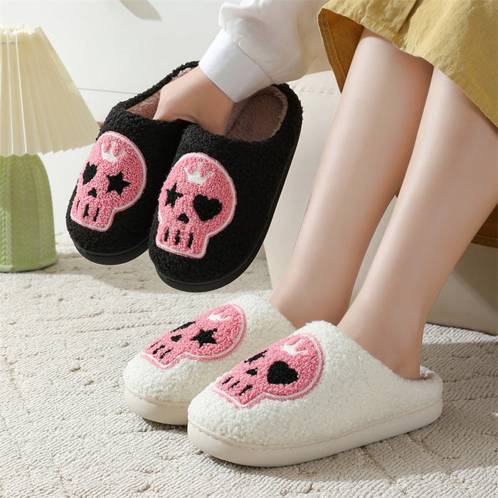 Wholesale Winter cotton slippers for women home indoor home warm slippers  slippers for men