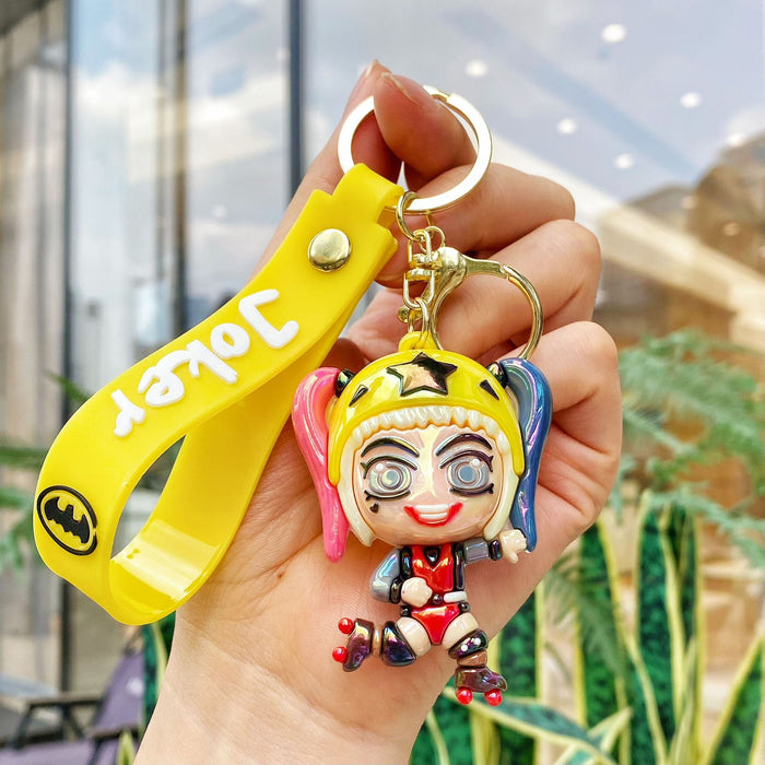 Wholesale Cute and quirky silicone cartoon keychains