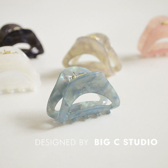 Wholesale Temperament shark clip hollow grip clip exquisite bangs clip back of the head clip