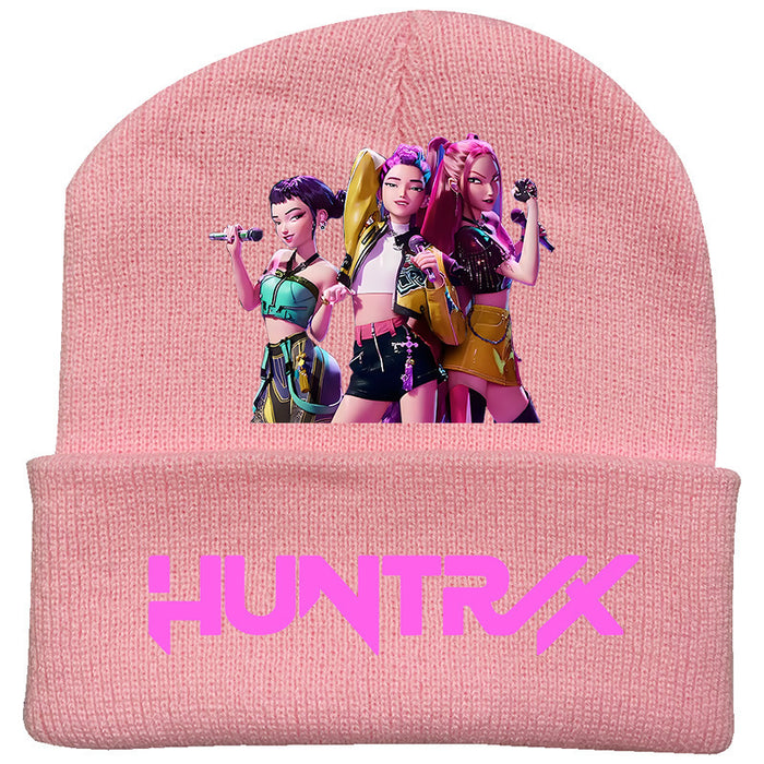 Wholesale KPOP-themed knitted hats  warm woolen hats