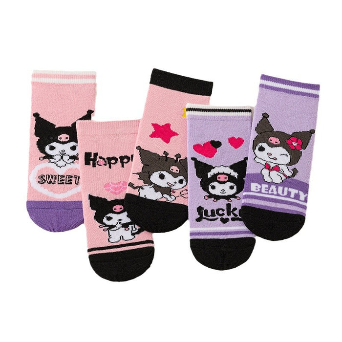 Wholesale 5 Pairs/pack Girls Socks Winter Thick Warm Terry Socks Cute Girls Princess Socks Children Cartoon Thick Cotton Socks JDC-SK-LXWC004