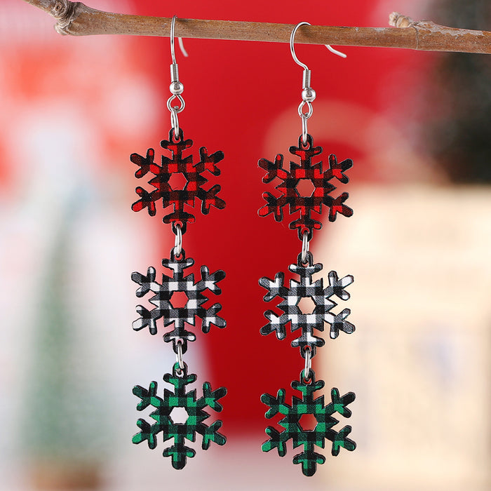 Wholesale Christmas Glitter Earrings JDC-ES-ChuLian014