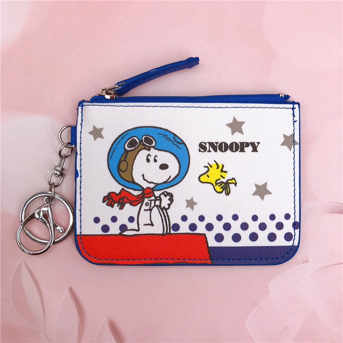 Wholesale PU Cartoon Printing with Key Ring Card Holder Coin Purse JDC-WT-YaLL020