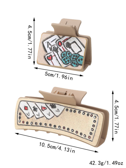 Wholesale Western Style Sunflower Cactus Leather Hairpin Combination suit Shark Clip Women' s Grab