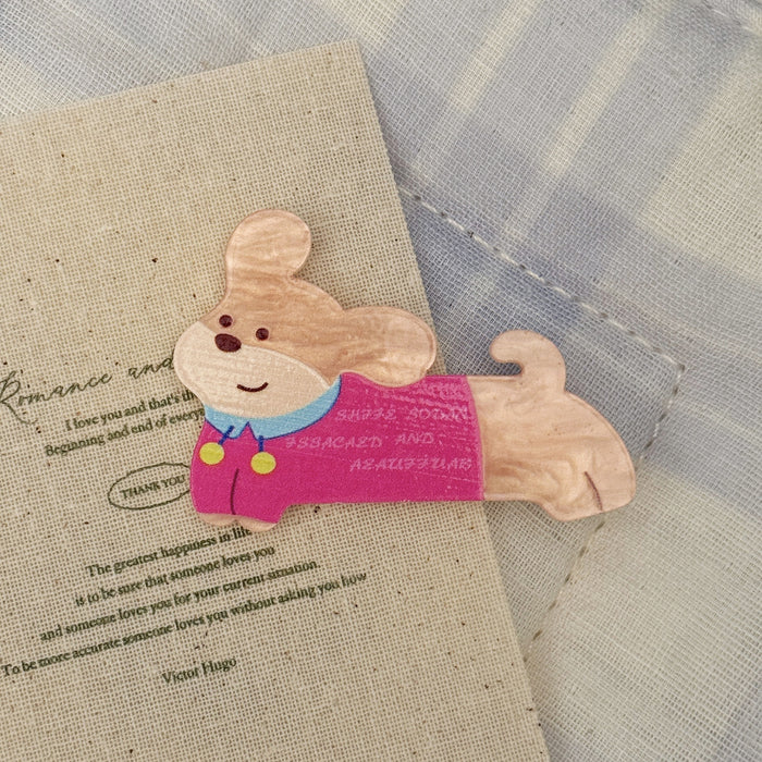 Wholesale Cute Cartoon Animal Puppy Hair Clips