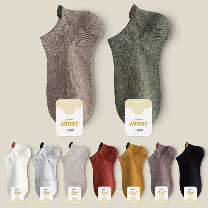 Wholesale Socks absorb sweat, pure cotton short socks, low cut versatile, couple invisible socks, boat socks