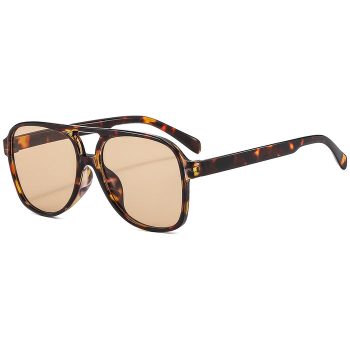 Wholesale Large Frame  Double Beam Sunglasses