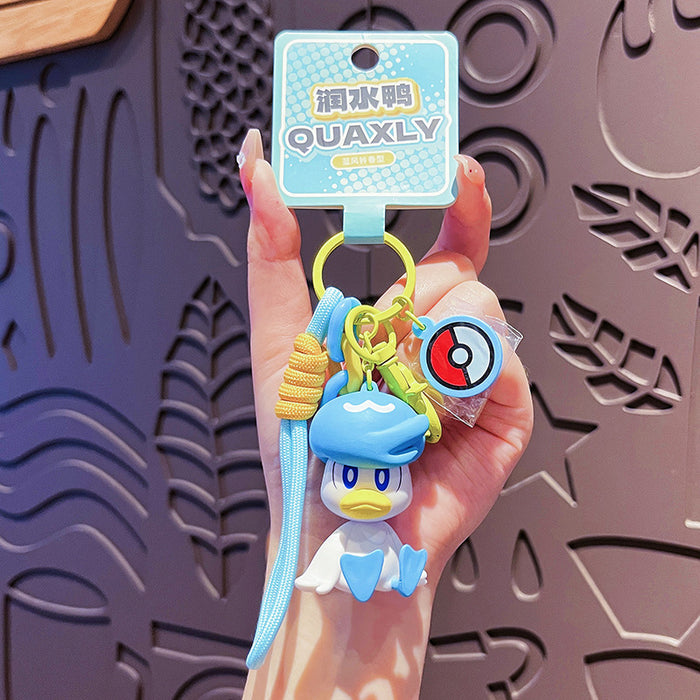 Wholesale Aromatherapy keychain figurine cute cartoon couple bag pendant gift