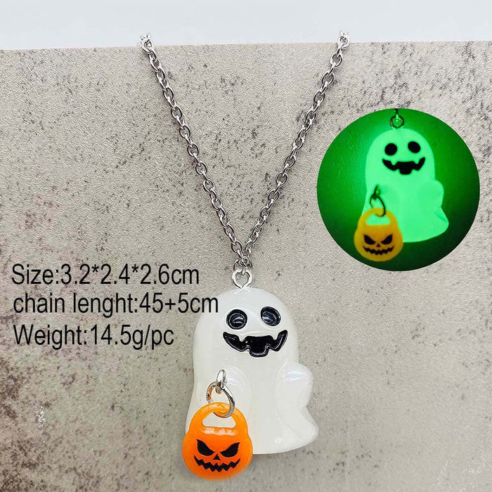 Wholesale  Earrings Ghost Pumpkin Corn Sugar Pendant Necklace  Christmas Jewelry
