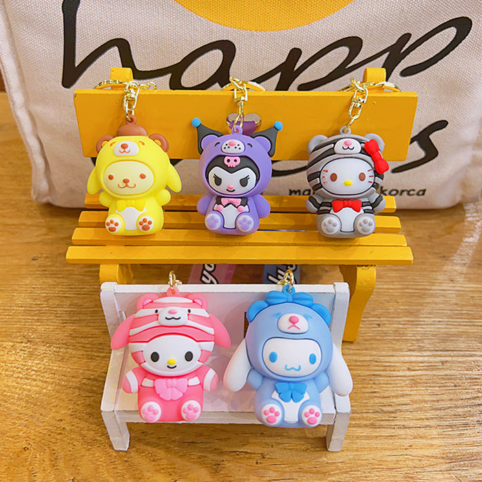 Wholesale Cartoon Doll Silicone Keychain JDC-KC-MingT281