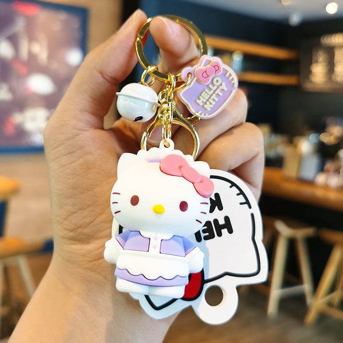 Wholesale Cartoon Doll Silicone Keychain JDC-KC-Tingm235