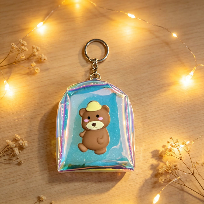 Wholesale Cartoon Animal Transparent PVC Backpack Coin Purse Cute Small Wallet