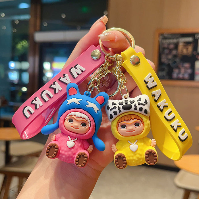 Wholesale Cartoon Anime Soft PVC Keychain for Car and Bag