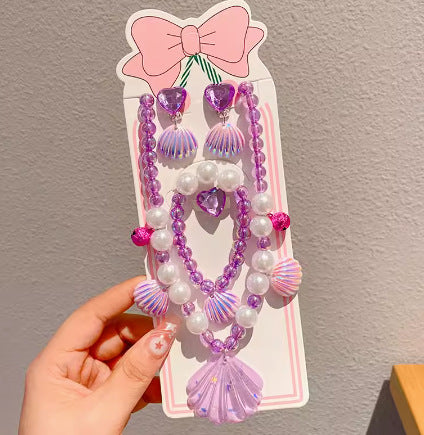 Wholesale Children' s Mermaid necklace