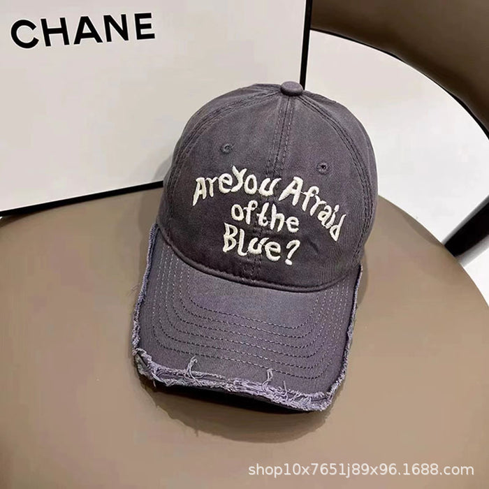 Wholesale New baseball cap, personalized retro edged duckbill cap, fashionable and versatile