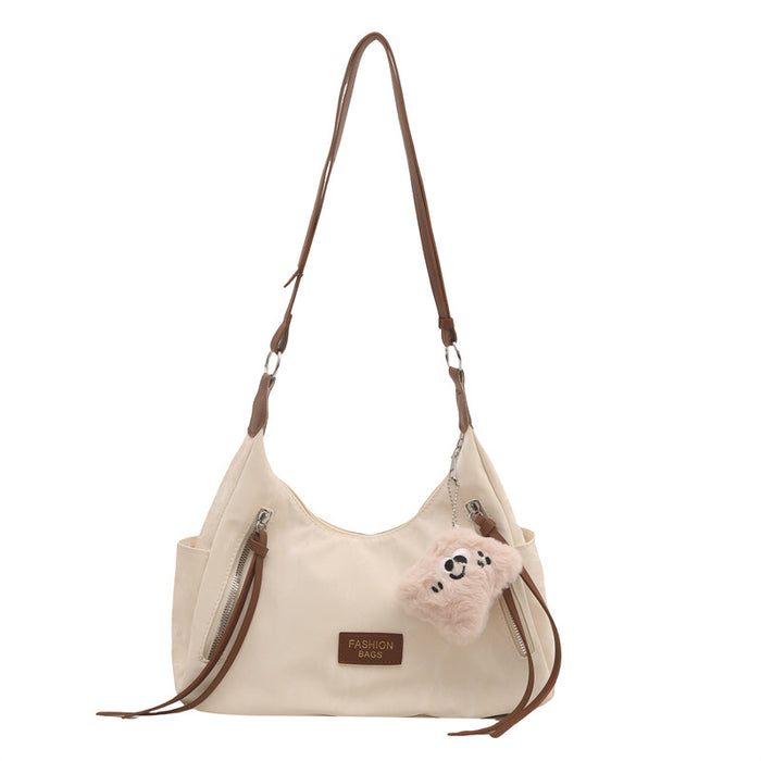 Wholesale New minimalist commuting casual contrasting color fashionable and stylish niche single shoulder crossbody tote bag