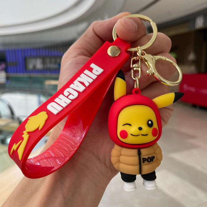 Wholesale Cartoon doll keychain, couple backpack pendant, cute doll, car keychain