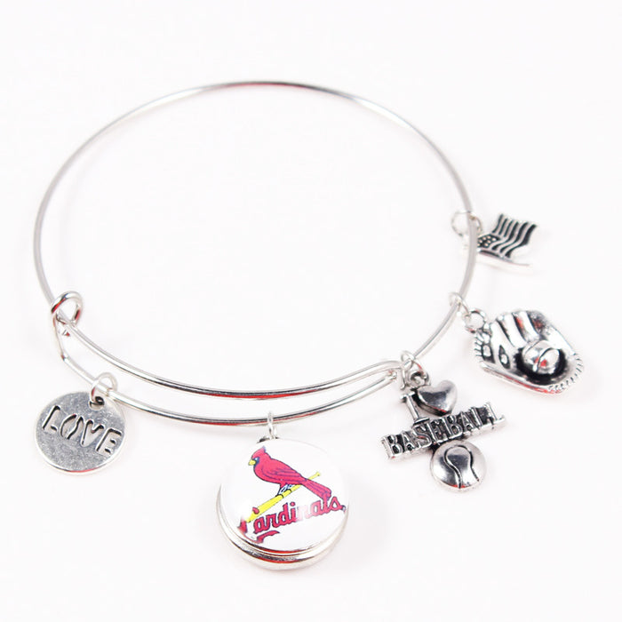 Wholesale Team bracelet alloy baseball glove small pendant bracelet