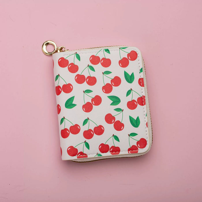 Wholesale Fruit Print Pu Coin Purse Cute Card Holder Wallet For Kids Fashion Accessory Boutique