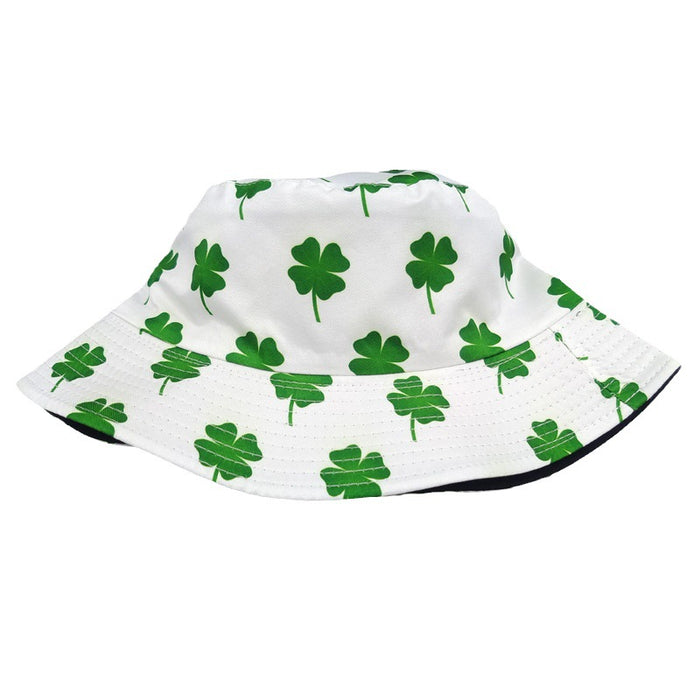 Wholesale Printed fisherman hat, double-sided basin hat, fashionable and versatile sun protection hat, sunshade hat
