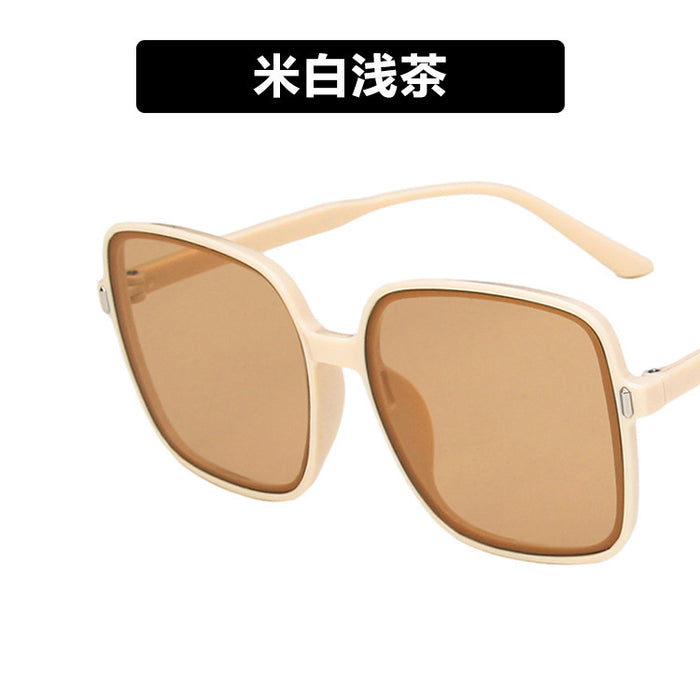 Wholesale New Gradient Sunglasses Large Frame Square Rice Nail Street Photography UV Sunshade Glasses Versatile