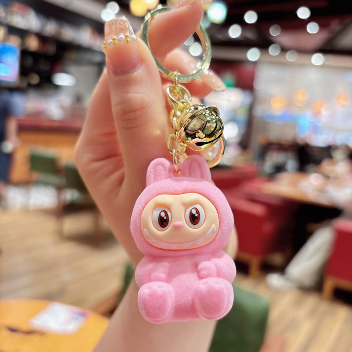Wholesale Cute Plush Sheep Keychain Bag Small Pendant Plush Cute Grain Car Hanging Decoration Grab Machine Small Accessories
