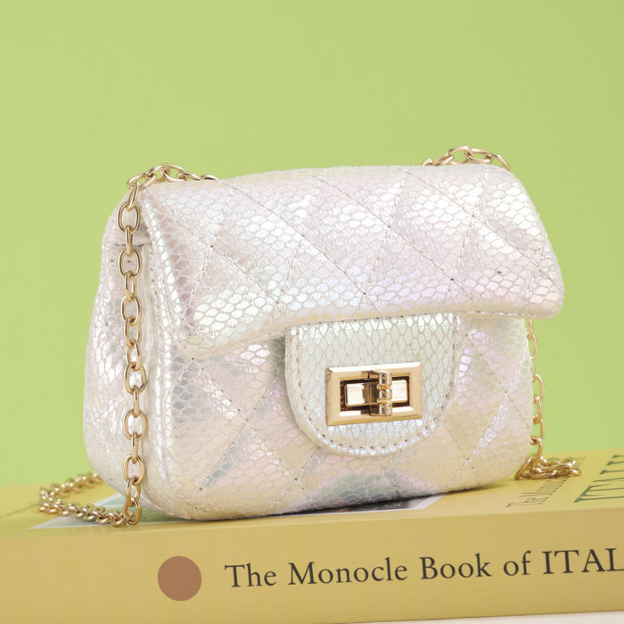 Wholesale Princess pearl accessory handbag cute bow shoulder bag chain bag