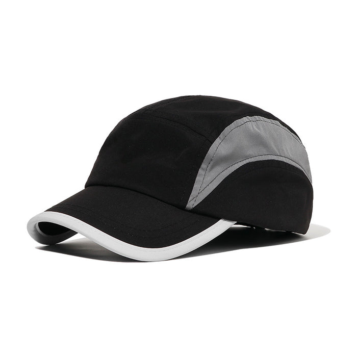 Wholesale Quick drying duckbill cap workwear, outdoor breathable sealed baseball cap, drawstring hat