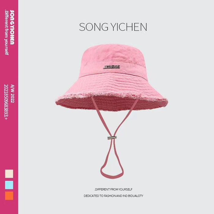 Wholesale Big-brimmed Fisherman Hat Holiday Hanging Hat Sunscreen Sunshade Hat