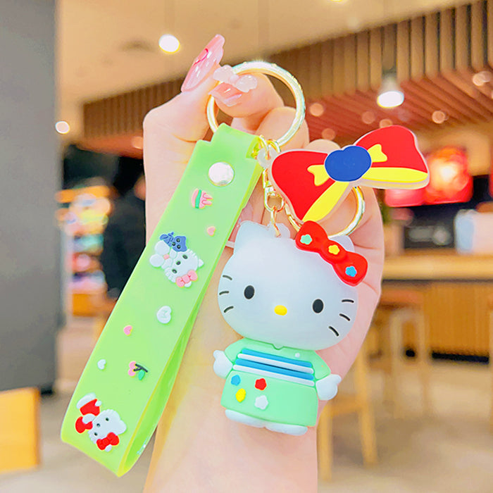 Wholesale Cute 3D Doll Silicone Keychain JDC-KC-MingT135