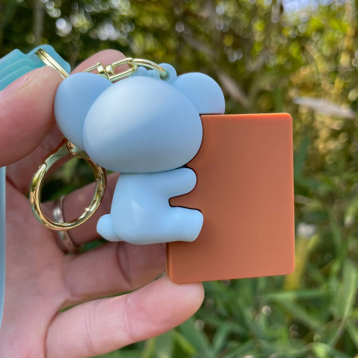 Wholesale Drip glue keychain, koala candy, couple pendant, car keychain, bag decoration, claw doll machine, small gift