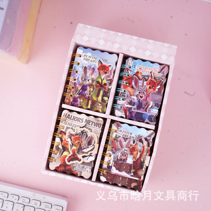 Wholesale A7 Spiral Notebook 100 Pages Cartoon Portable Notepad for Students Casual Gift