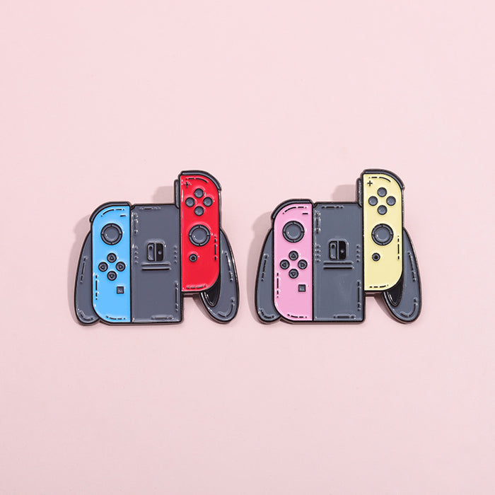 Wholesale Zinc Alloy Baking Paint Game Console Brooch Pin Trendy Fashion Accessory For Clothing Party Gift