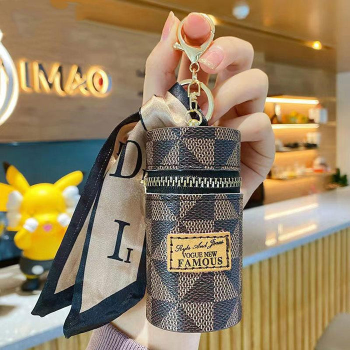 Wholesale Mini PU Coin Purse Keychain JDC-KC-Liangs001