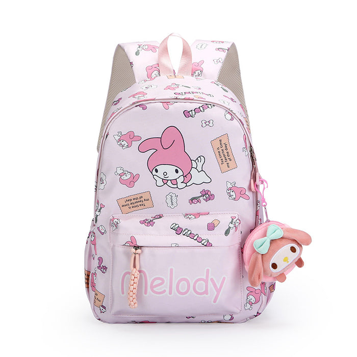 Wholesale Cute cartoon print student backpack  large capacity double shoulder bag