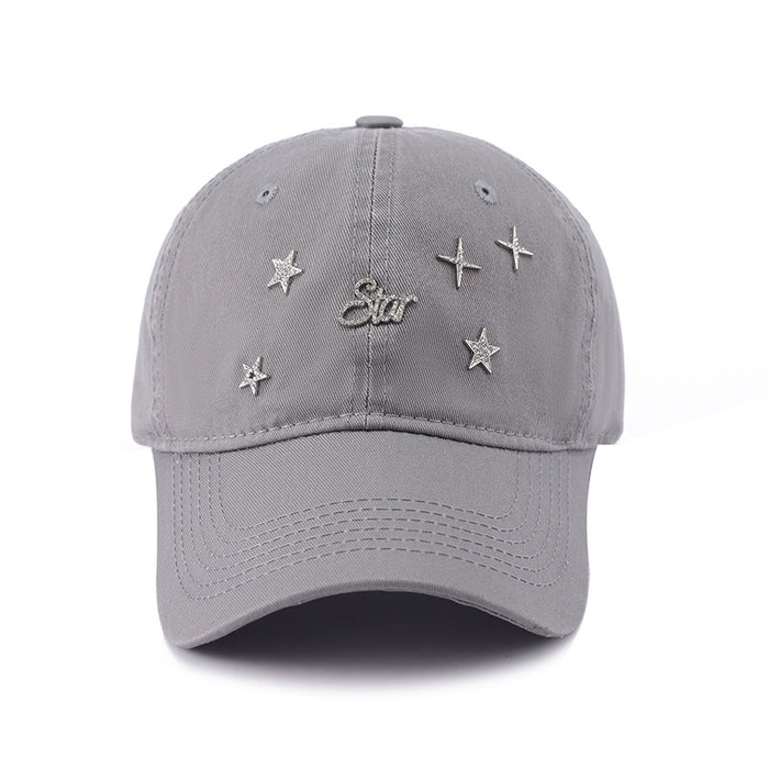 Wholesale New style Starry Sky Versatile Baseball Hat for Outdoor Travel, Sunshade and Sun Protection, Duck Tongue Hat
