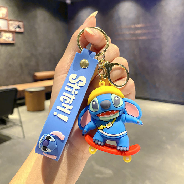 Wholesale key chain pendant cartoon doll key chain video game city small gift