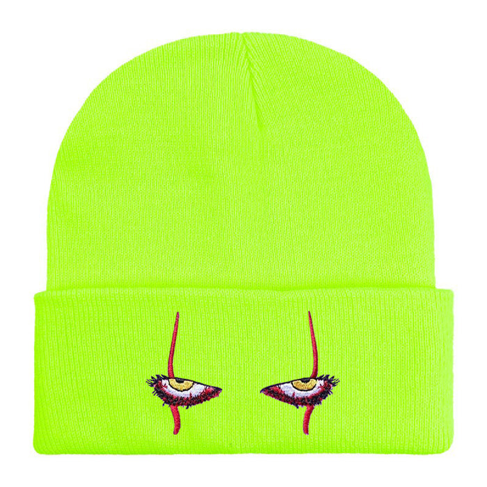 Wholesale Eye Embroidery Knitted Beanie JDC-FH-Shengn014