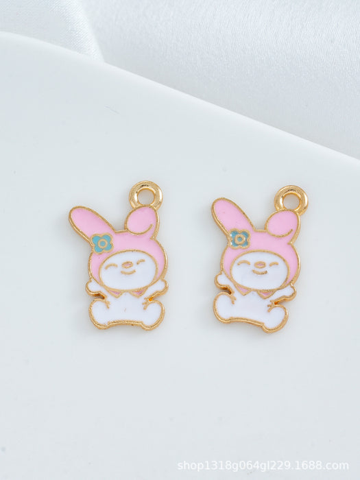 Wholesale 10 PCS DIY Cartoon Alloy Oil-Drip Pendant