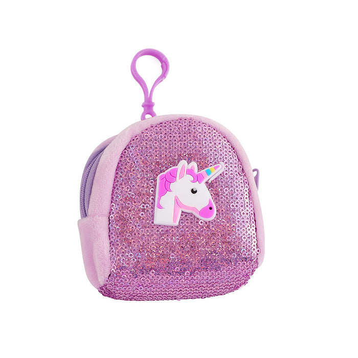 Wholesale Sequin Unicorn Coin Purse Children' s Cartoon Portable Coin Headset Storage Bag Cute Mini Bag