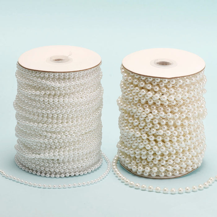 Wholesale White round beads handmade jewelry accessories headdress hair accessories material