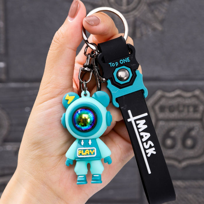 Wholesale Lightning bear keychain doll key ornaments bag pendant Doll